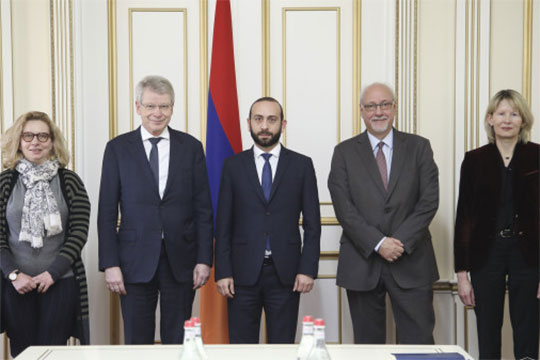Արարատ Միրզոյանն ընդունել է ԵԽ մարդու իրավունքների եւ օրենքի գերակայության հարցերով գլխավոր տնօրենին