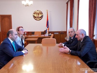 Բակո Սահակյանն ընդունել է Էդմոն Մարուքյանին. Քննարկել են ներքին ու արտաքին քաղաքականության հարցեր