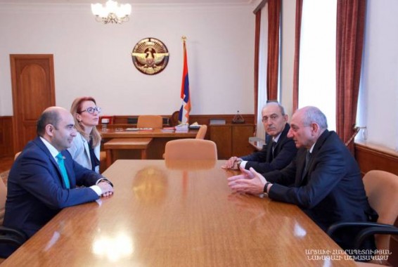 Бако Саакян принял представителей партии “Просвещенная Армения”