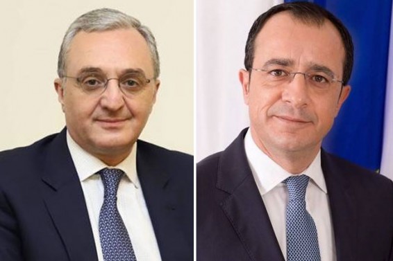 Հայաստանի և Կիպրոսի ԱԳ նախարարները քննարկել են հայ-ադրբեջանական սահմանին ստեղծված իրադրությունը