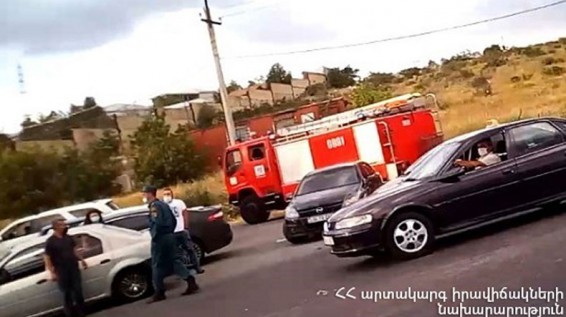 Խոշոր եղջերավոր կենդանիներով բեռնված ավտոմեքենան գլորվել է ձորը