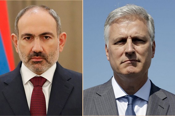 Փաշինյանը հեռախոսազրույց է ունեցել ԱՄՆ նախագահի խորհրդական Ռոբերտ Օբրայենի հետ