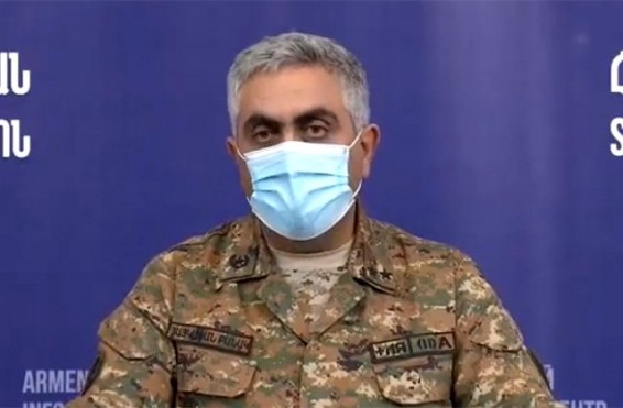 «Հակառակորդը լայնածավալ հարձակման փորձեր է կատարել Արաքս գետի երկայնքով. կիրառվել են շարժական խմբեր, գործել են նաև ոչ Ադրբեջանի զինուժի զինծառայողներ». Արծրուն Հովհաննիսյան