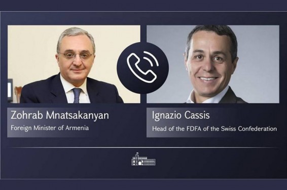 Զ․ Մնացականյանի հետ զրույցում Իգնազիո Կասսիսը վերահաստատել է Շվեյցարիայի աջակցությունը ԵԱՀԿ ՄԽ համանախագահների ջանքերին՝ ուղղված հիմնահարցի խաղաղ հանգուցալուծմանը