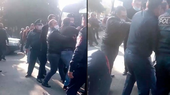 В армянском Иджеване Полиция подвергает приводу требующих отставки Пашиняна граждан