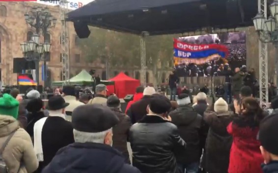 LIVE: Акция оппозиции в Армении
