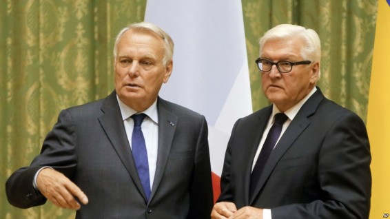 Министры иностранных дел Германии и Франции побывали на востоке Украины
