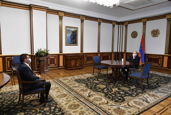 Президент Армении принял депутата Армана Бабаджяняна