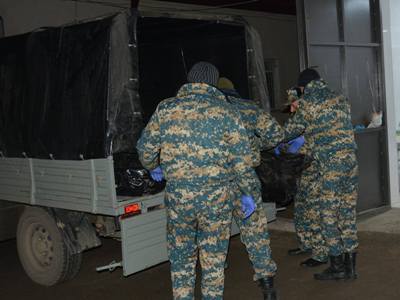 Азербайджан передал Арцаху останки одного военнослужащего
