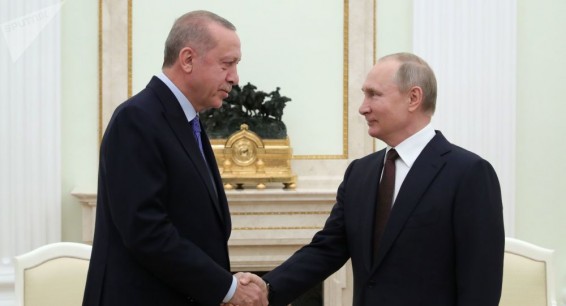 Путин провел переговоры с Эрдоганом и обсудил с ним ситуацию в Карабахе