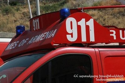 Ահազանգ է ստացվել, որ Օշականում տուն է այրվում. Դեպքի վայր է մեկնել 2 մարտական հաշվարկ