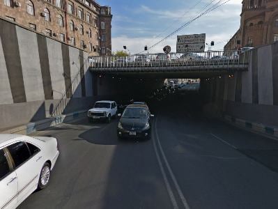 Հունիսի 6-ին ժամանակավորապես կդադարեցվի Չարենցի փողոցի և Գետառի հատման թունելի երթևեկությունը