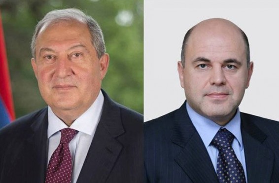 Հայաստանն ու Ռուսաստանը կապված են դարավոր բարեկամության հարաբերություններով. Արմեն Սարգսյանը շնորհավորել է Միշուստինին