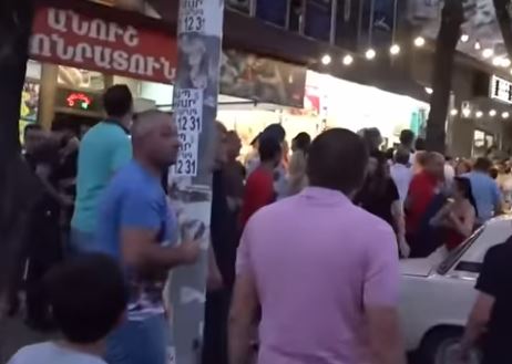 Шествие сторонников Пашиняна ознаменовалось потасовкой
