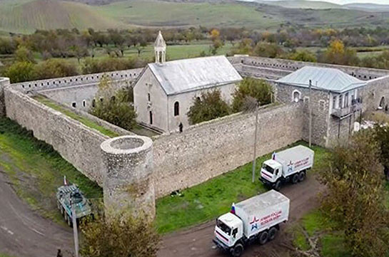 Ռուս խաղաղապահներն ապահովել են 50 ուխտավորի անվտանգ այցն Ամարասի վանական համալիր