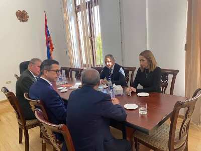 Վահե Հակոբյանը հանդիպել է ԵԽ պատգամավոր Լարս Պատրիկ Բերգի հետ