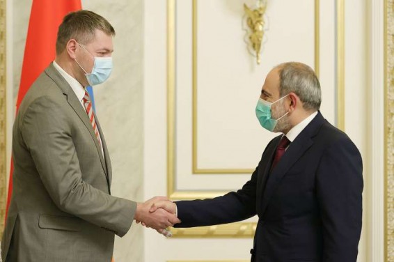 Փաշինյանն ընդունել է Լիտվայի Սեյմասի փոխնախագահի գլխավորած պատվիրակությանը
