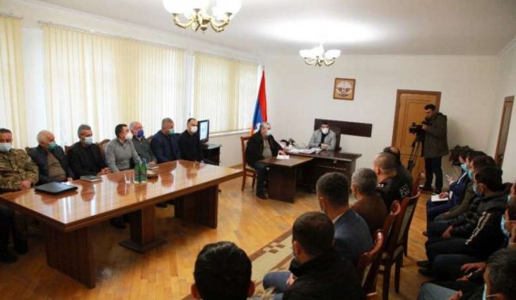 Արցախի Հանրապետության նախագահն Ասկերան քաղաքում հանդիպել է շրջկենտրոնի երիտասարդական ակտիվի հետ