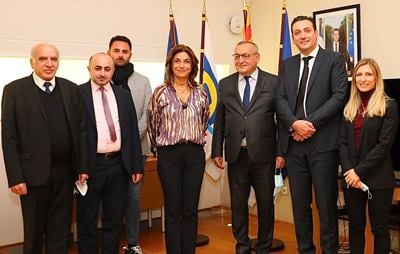 Արցախի ԱԺ նախագահին ու ՏԿԵ նախարարին ընդունել է Ֆրանսիայի Բուշ- դյու-Ռոն դեպարտամենտի նախագահը