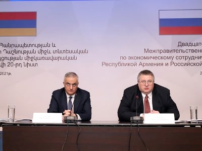 Երևանում կայացել է Հայ-ռուսական տնտեսական համագործակցության միջկառավարական հանձնաժողովի 20-րդ նիստը