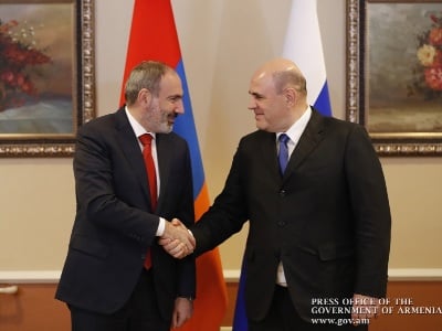 Փաշինյանը հեռախոսազրույց է ունեցել Միշուստինի հետ
