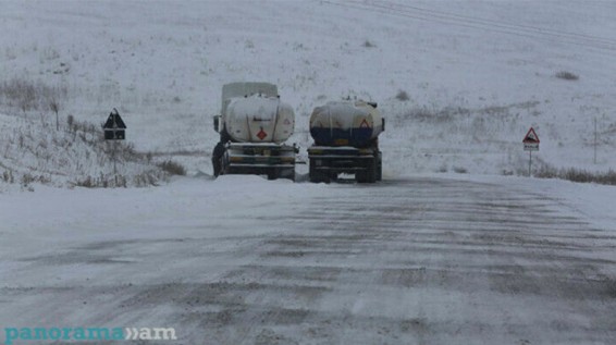 Սյունիքի մարզի ավտոճանապարհներին տեղ-տեղ առկա է մերկասառույց