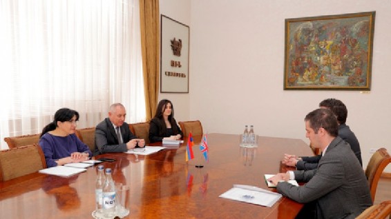 Անդրանիկ Փիլոյանն ու ՀՀ-ում ՄԹ դեսպանը անդրադարձել են ԱԻ բնագավառում հայ-բրիտանական համագործակցությանը