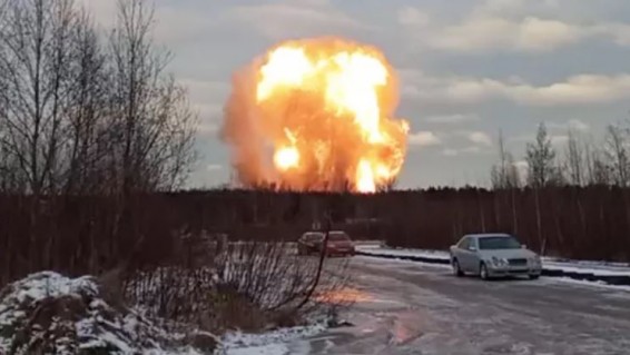 В Ленинградской области прогремел взрыв на газопроводе