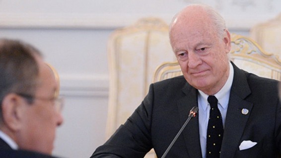 Де Мистура проводит переговоры с Лавровым