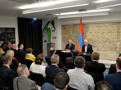 Վահագն Խաչատուրյանը Լիտվայի հայ համայնքի ներկայացուցիչներին ներկայացրել է Արցախի հարցում ՀՀ մոտեցումները