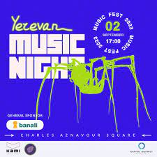 Սեպտեմբերի 2-ին տեղի կունենա «YEREVAN MUSIC NIGHT 2023»-ը