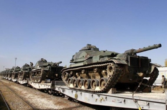 Թուրքական ԶՈՒ-ն մեծ թվով զրահատեխնիկա է կուտակում Իրաքի հետ սահմանին