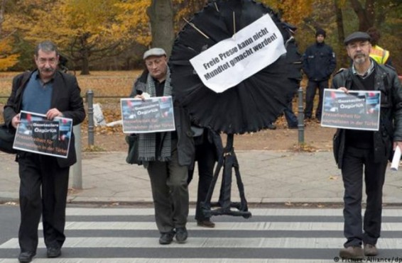 Գերմանիայում Թուրքիայի դեսպանության առջև բողոքի ցույց է իրականացվել
