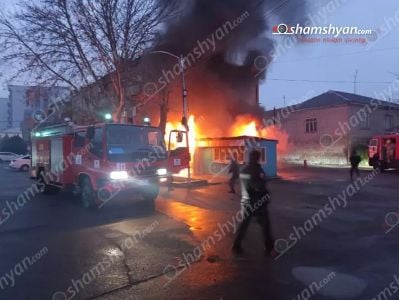 Խոշոր հրդեհ՝ Արտաշատում գործող արագ սննդի կետում