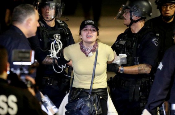 Լոս Անջելեսում ոստիկանները Թրամփի դեմ բողոքի ցույցի ավելի քան 150 մասնակցի են ձերբակալել