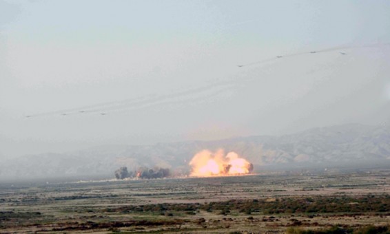 Ադրբեջանում զորավարժությանը ներգրավվել է ռազմական ավիացիան