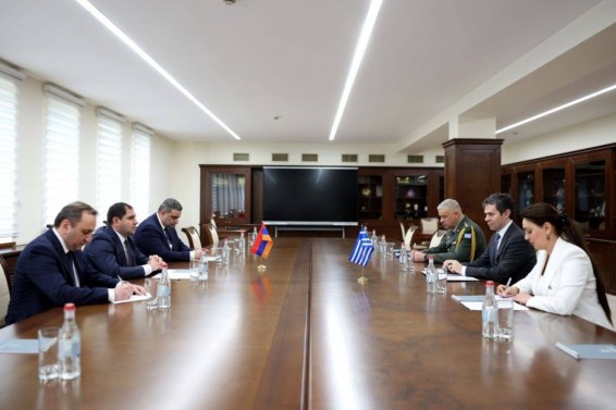 Քննարկվել են պաշտպանության բնագավառում Հայաստան-Հունաստան համագործակցությանը վերաբերող հարցեր