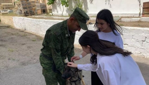 Армянские школьники посетили российский погранотряд в Мегри — Россотрудничество