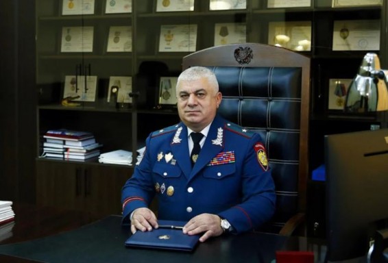 Начальник Полиции МВД Армении освобожден от должности