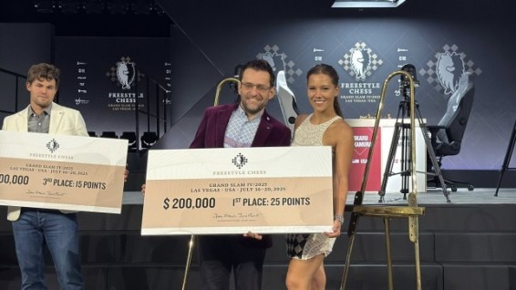 Միշտ առա՛ջ. Լևոն Արոնյանը՝ «Freestyle Chess Grand Slam Tour» Ֆիշերի արագ շախմատի մրցաշարի հաղթող (Լուսանկարներ, Տեսանյութ)