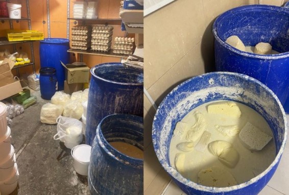В ереванском магазине обнаружено более 200 кг опасной молочной продукции