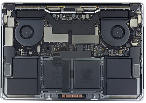 Старший из новых ноутбуков Apple MacBook Pro тоже совершенно непригоден к ремонту