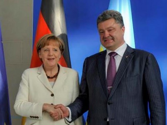 Պորոշենկոն ու Մերկելը պայմանավորվել են «նորմանդական քառյակի» ԱԳ նախարարների հանդիպման մասին