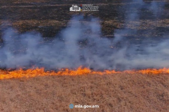 Ինչու՞ չի կարելի այրել չոր խոտածածկույթը․ ՆԳՆ-ն հորդորում է պահպանել հրդեհային անվտանգության կանոնները