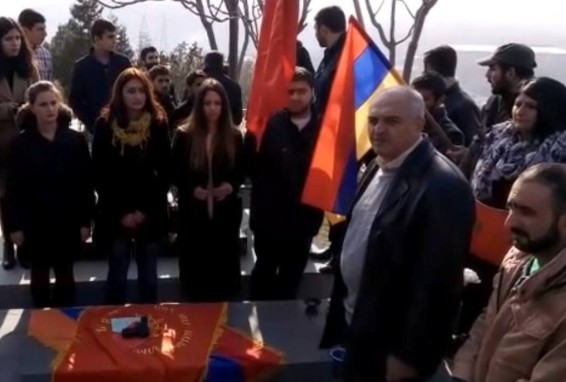 ՀՅԴ շարքերը համալրողների երդման և խոստման արարողություններ՝ «Եռաբլուր»-ում