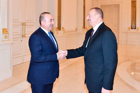 Իլհամ Ալիևը ընդունել է Մևլյութ Չավուշօղլուին