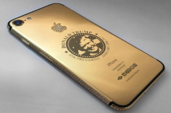 Չինուհին Դոնալդ Թրամփի դիմանկարով ոսկյա iPhone 7 է պատվիրել` նրան նվիրելու համար