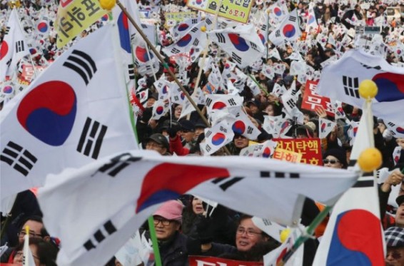 Սեուլում բազմամարդ հանրահավաք է անցկացվում նախագահի հրաժարականի պահանջով