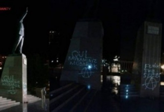 Ադրբեջանում թմրավաճառության մեղադրանքով ձերբակալել են Հեյդար Ալիևի արձանը պղծողներին