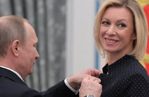 Պուտինը Մարիա Զախարովային Բարեկամության շքանշան է շնորհել